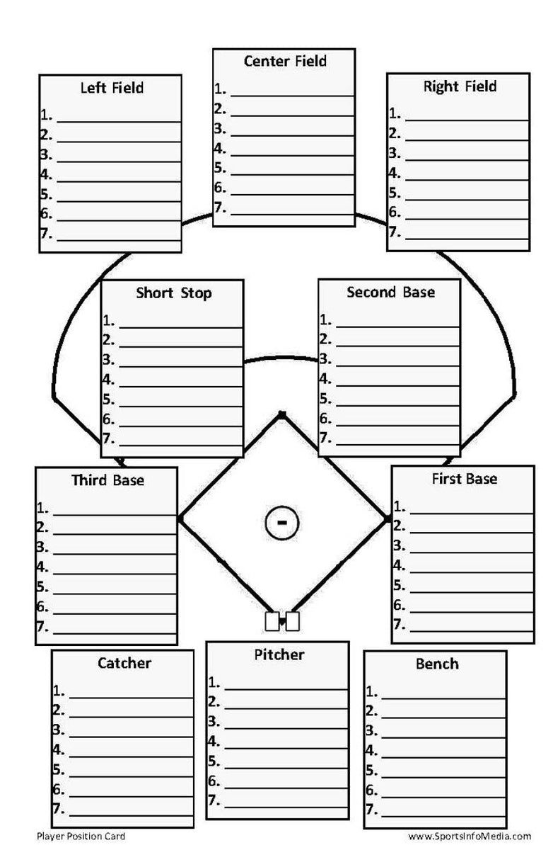 Pocket Player Position Card – sports-343